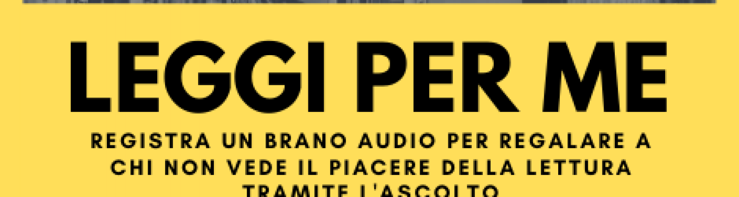 Il Circolo aderisce al progetto #leggiperme